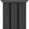 15 rekeszes szürke szövet bemutató polc 103 x 30 x 175,5 cm
