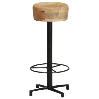 2 db tömör mangófa bárszék 76 cm