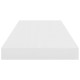 4 db magasfényű fehér mdf fali polc 60 x 23,5 x 3,8 cm