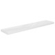 2 db magasfényű fehér mdf fali polc 120 x 23,5 x 3,8 cm 2 db magasfényű fehér mdf fali polc 120 x 23,5 x 3,8 cm