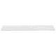 2 db magasfényű fehér mdf fali polc 120 x 23,5 x 3,8 cm 2 db magasfényű fehér mdf fali polc 120 x 23,5 x 3,8 cm