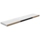 2 db magasfényű fehér mdf fali polc 120 x 23,5 x 3,8 cm 2 db magasfényű fehér mdf fali polc 120 x 23,5 x 3,8 cm