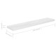 2 db magasfényű fehér mdf fali polc 120 x 23,5 x 3,8 cm 2 db magasfényű fehér mdf fali polc 120 x 23,5 x 3,8 cm