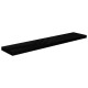 4 db magasfényű fekete mdf fali polc 120 x 23,5 x 3,8 cm 4 db magasfényű fekete mdf fali polc 120 x 23,5 x 3,8 cm