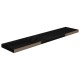 4 db magasfényű fekete mdf fali polc 120 x 23,5 x 3,8 cm 4 db magasfényű fekete mdf fali polc 120 x 23,5 x 3,8 cm