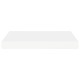 2 db fehér mdf lebegő fali polc 40 x 23 x 3,8 cm