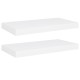 2 db fehér mdf fali polc 50 x 23 x 3,8 cm 2 db fehér mdf fali polc 50 x 23 x 3,8 cm