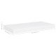 2 db fehér mdf fali polc 50 x 23 x 3,8 cm 2 db fehér mdf fali polc 50 x 23 x 3,8 cm