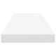 2 db fehér mdf lebegő fali polc 90 x 23,5 x 3,8 cm