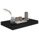 2 db fekete mdf lebegő fali polc 40 x 23 x 3,8 cm 2 db fekete mdf lebegő fali polc 40 x 23 x 3,8 cm