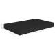 2 db fekete mdf lebegő fali polc 40 x 23 x 3,8 cm 2 db fekete mdf lebegő fali polc 40 x 23 x 3,8 cm