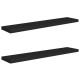 2 db fekete mdf fali polc 120 x 23,5 x 3,8 cm 2 db fekete mdf fali polc 120 x 23,5 x 3,8 cm