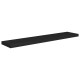 2 db fekete mdf fali polc 120 x 23,5 x 3,8 cm 2 db fekete mdf fali polc 120 x 23,5 x 3,8 cm