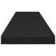 2 db fekete mdf fali polc 120 x 23,5 x 3,8 cm 2 db fekete mdf fali polc 120 x 23,5 x 3,8 cm
