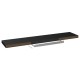 2 db fekete mdf fali polc 120 x 23,5 x 3,8 cm 2 db fekete mdf fali polc 120 x 23,5 x 3,8 cm