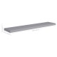 2 db szürke mdf fali polc 120 x 23,5 x 3,8 cm 2 db szürke mdf fali polc 120 x 23,5 x 3,8 cm