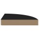 2 db fekete mdf lebegő sarokpolc 25 x 25 x 3,8 cm 2 db fekete mdf lebegő sarokpolc 25 x 25 x 3,8 cm