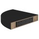 2 db fekete mdf lebegő sarokpolc 25 x 25 x 3,8 cm 2 db fekete mdf lebegő sarokpolc 25 x 25 x 3,8 cm