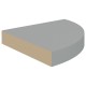 Szürke mdf lebegő sarokpolc 25 x 25 x 3,8 cm Szürke mdf lebegő sarokpolc 25 x 25 x 3,8 cm