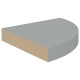 4 db szürke mdf lebegő sarokpolc 25 x 25 x 3,8 cm 4 db szürke mdf lebegő sarokpolc 25 x 25 x 3,8 cm