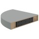 4 db szürke mdf lebegő sarokpolc 25 x 25 x 3,8 cm 4 db szürke mdf lebegő sarokpolc 25 x 25 x 3,8 cm
