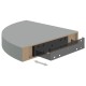4 db szürke mdf lebegő sarokpolc 25 x 25 x 3,8 cm 4 db szürke mdf lebegő sarokpolc 25 x 25 x 3,8 cm