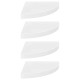 323909 floating corner shelves 4 pcs high gloss white 35x35x3,8 cm mdf