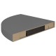 4 db magasfényű szürke mdf lebegő sarokpolc 35 x 35 x 3,8 cm 4 db magasfényű szürke mdf lebegő sarokpolc 35 x 35 x 3,8 cm