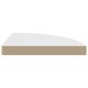 Fehér mdf lebegő sarokpolc 35 x 35 x 3,8 cm Fehér mdf lebegő sarokpolc 35 x 35 x 3,8 cm