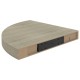 4 db tölgyszínű mdf lebegő sarokpolc 35 x 35 x 3,8 cm 4 db tölgyszínű mdf lebegő sarokpolc 35 x 35 x 3,8 cm