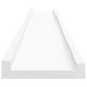 2 db fehér mdf szegélypolc képkeretekhez 80 x 9 x 3 cm 2 db fehér mdf szegélypolc képkeretekhez 80 x 9 x 3 cm