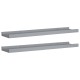 2 db szürke mdf szegélypolc képkeretekhez 60 x 9 x 3 cm 2 db szürke mdf szegélypolc képkeretekhez 60 x 9 x 3 cm