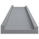 2 db szürke mdf szegélypolc képkeretekhez 60 x 9 x 3 cm 2 db szürke mdf szegélypolc képkeretekhez 60 x 9 x 3 cm