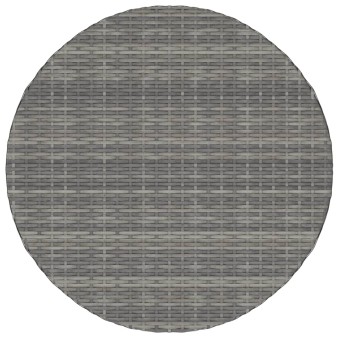 Szürke polyrattan kerti asztal 70 x 70 x 73 cm