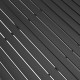 Antracitszürke acél kerti asztal 140 x 80 x 72 cm Antracitszürke acél kerti asztal 140 x 80 x 72 cm