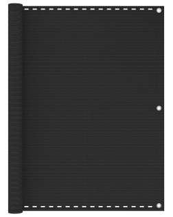 Antracitszürke hdpe erkélyparaván 120 x 300 cm