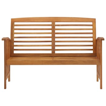 Tömör akácfa kerti pad 119 cm