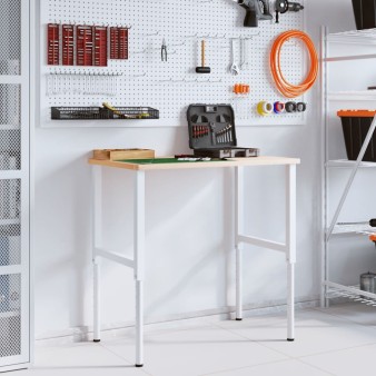2 db szürke állítható fém munkapadváz 55 x (69-95,5) cm