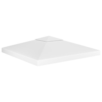 Fehér kétszintes pavilon-tetőponyva 310 g/m² 3 x 3 m