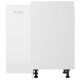 Fehér forgácslap alsó sarokszekrény 75,5 x 75,5 x 80,5 cm