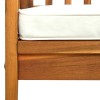 Tömör akácfa kerti pad párnával 147 cm