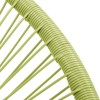 Zöld polyrattan kerti acapulco szék