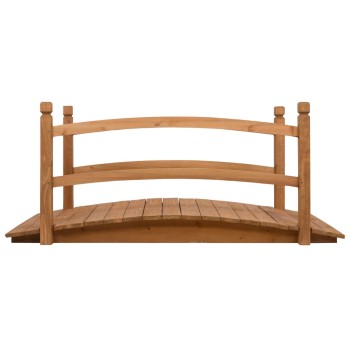 Tömör fenyőfa kerti híd 140 x 60 x 60 cm