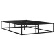 Fekete fém ágykeret 120 x 200 cm