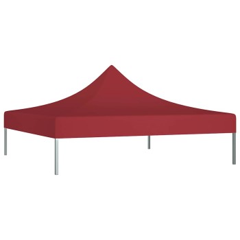 Burgundi vörös tető partisátorhoz 3 x 3 m 270 g/m²