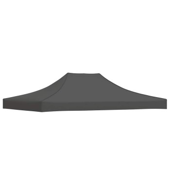 Antracitszürke tető partisátorhoz 4 x 3 m 270 g/m²