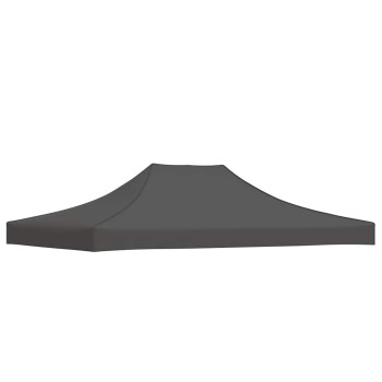 Antracitszürke tető partisátorhoz 4,5 x 3 m 270 g/m²