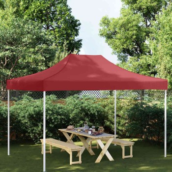 Burgundi vörös tető partisátorhoz 4,5 x 3 m 270 g/m²