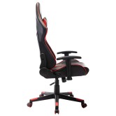 Fekete és piros műbőr gamer szék Fekete és piros műbőr gamer szék