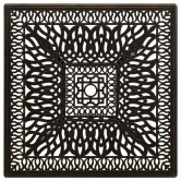 Bronzszínű öntött alumínium kerti asztal 90 x 90 x 73 cm
